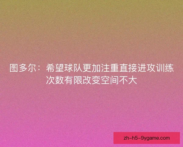 图多尔：希望球队更加注重直接进攻训练次数有限改变空间不大